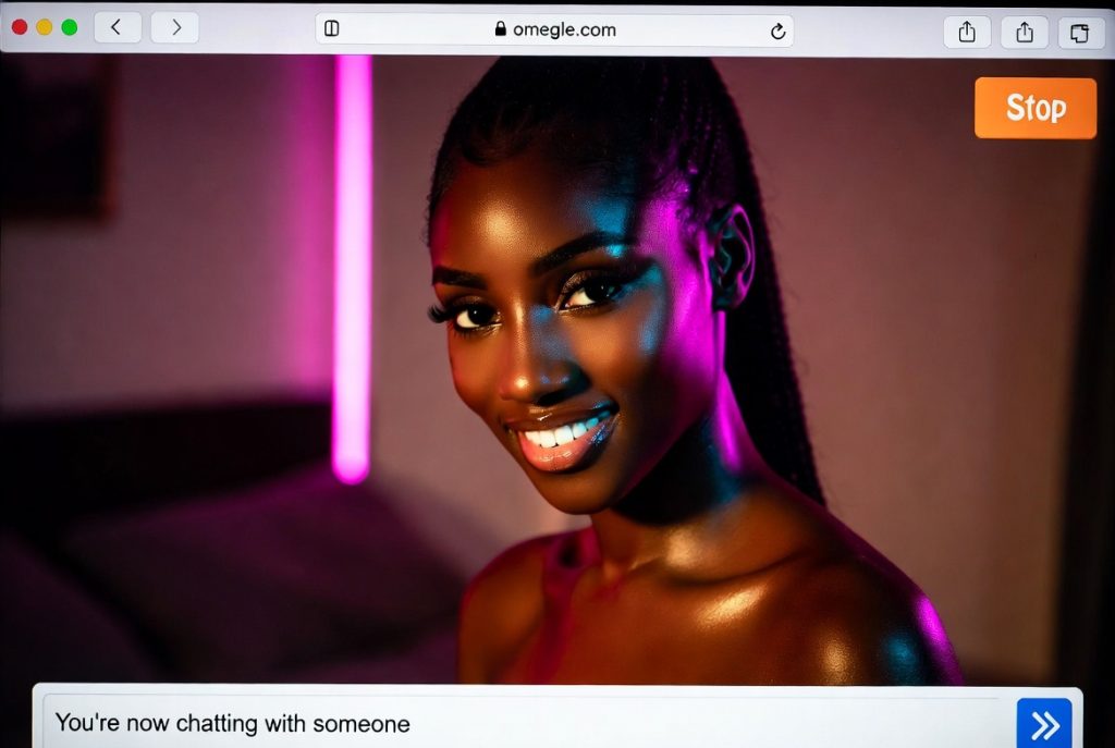 ebony queen instant power connection on omegle nsfw 2026