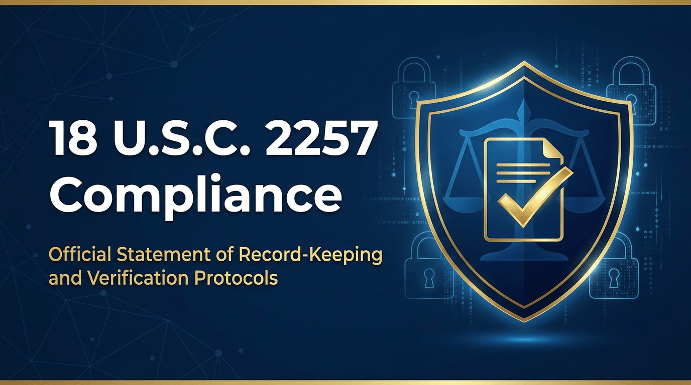 18 U.S.C. § 2257 Record-Keeping Compliance Statement – OmeSpin