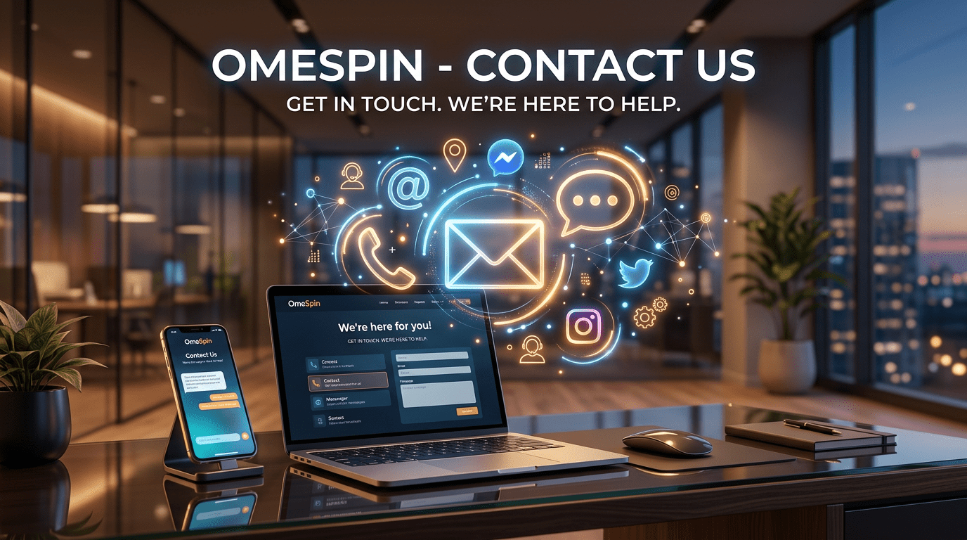 Contact OmeSpin – General & Business Partnerships Inquiries
