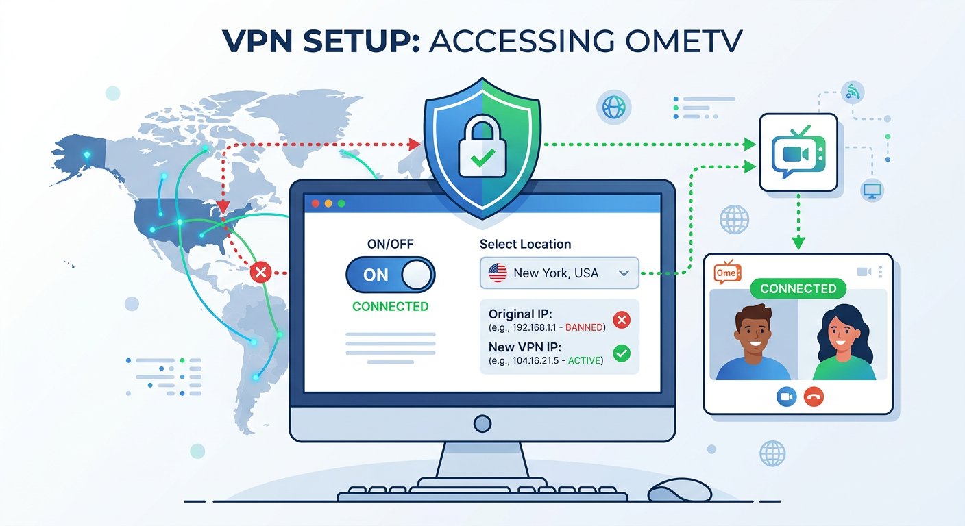 VPN setup screenshot for unbanning method