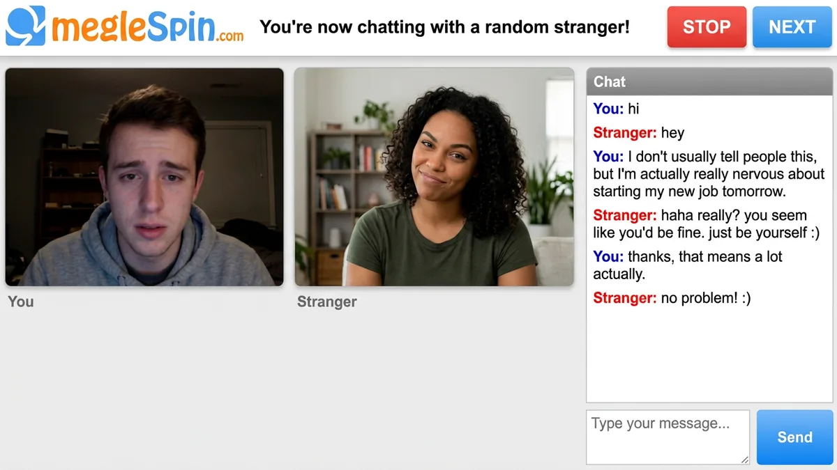 A bold honest session on a webcam